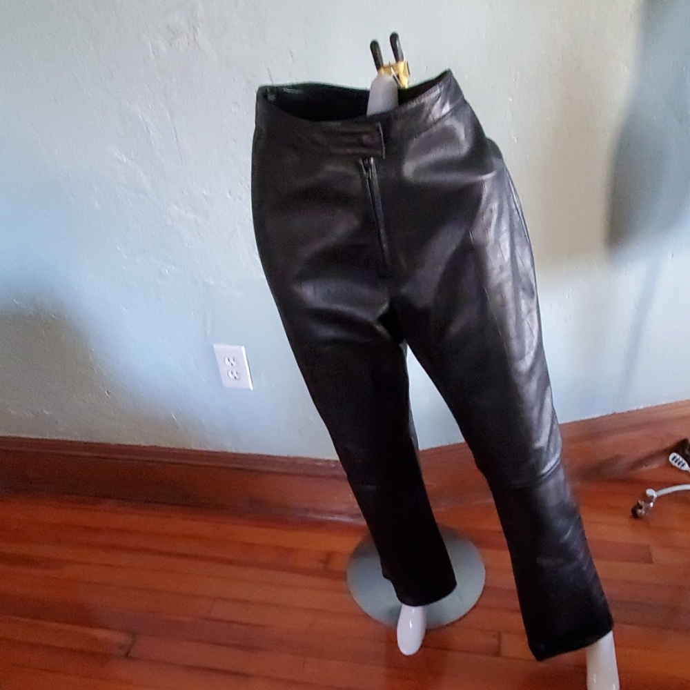 Vakko  leather pants